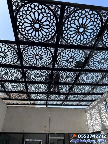 حداد سواتر ومظلات دار البيضاء والعزيزية والمنصورة – تصميم وتنفيذ فني راقٍ بجودة عالية في الرياض